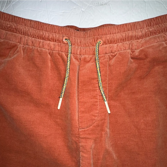 Scotch & Soda Men’s Mars Orange Organic Cotton Corduroy Jogger Shorts- Size 30 - Picture 12 of 12